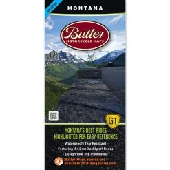 Butler Maps G1 Montana Motorcycle Map