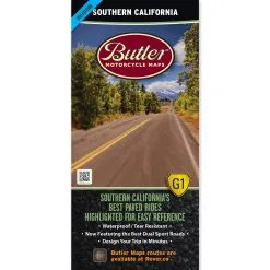 Butler Maps G1 Southern California Motorcycle Map