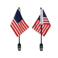 Rumbling Pride TCM.22 Chrome Flag Mounting System