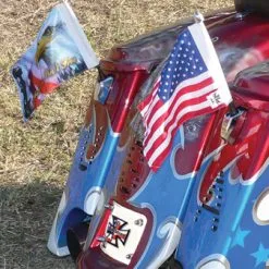 Rumbling Pride TCM.45 Chrome Flag Mounting System