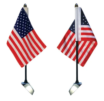 Rumbling Pride TCM.45 Chrome Flag Mounting System - Image 2