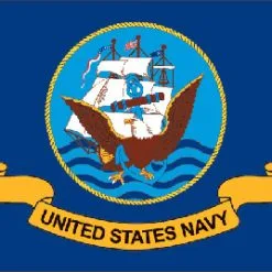 Rumbling Pride Navy 6″ X 9″ Flag