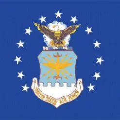 Rumbling Pride Air Force 6″ X 9″ Flag