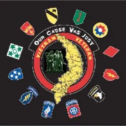 Rumbling Pride Vietnam Vets 6″ X 9″ Flag