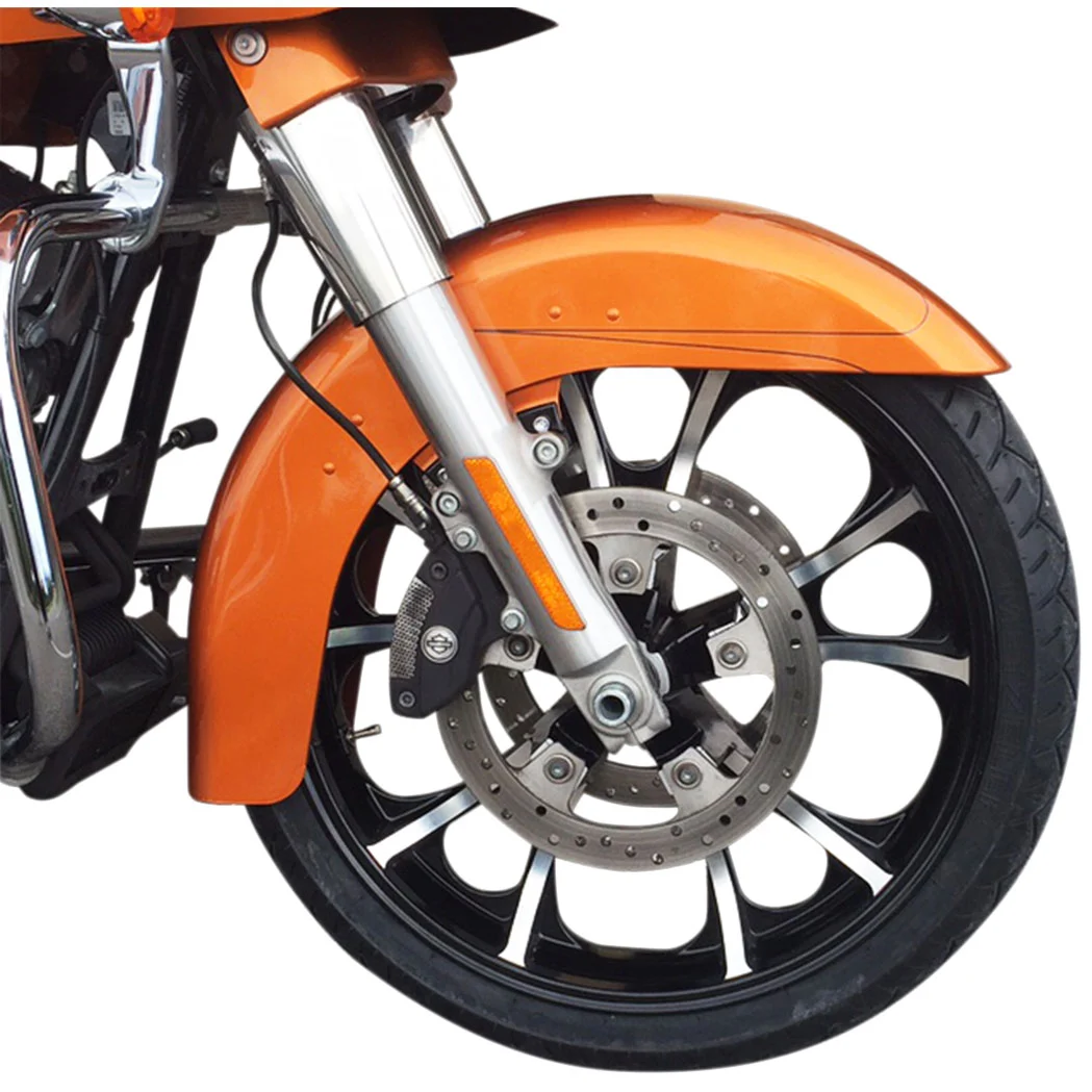 Coastal Moto Largo Cast Black Contrast Cut Front Wheel, 21" X 3.5" Non-ABS - Image 3