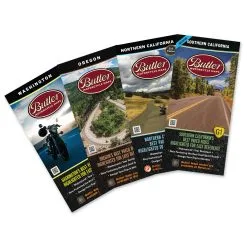 Butler Maps Pacific Pack Motorcycle Maps