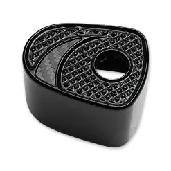 Precision Billet Label Black Ignition Switch Cover