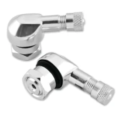 BikeMaster Silver 11.3mm Angled Aluminum Valve Stem