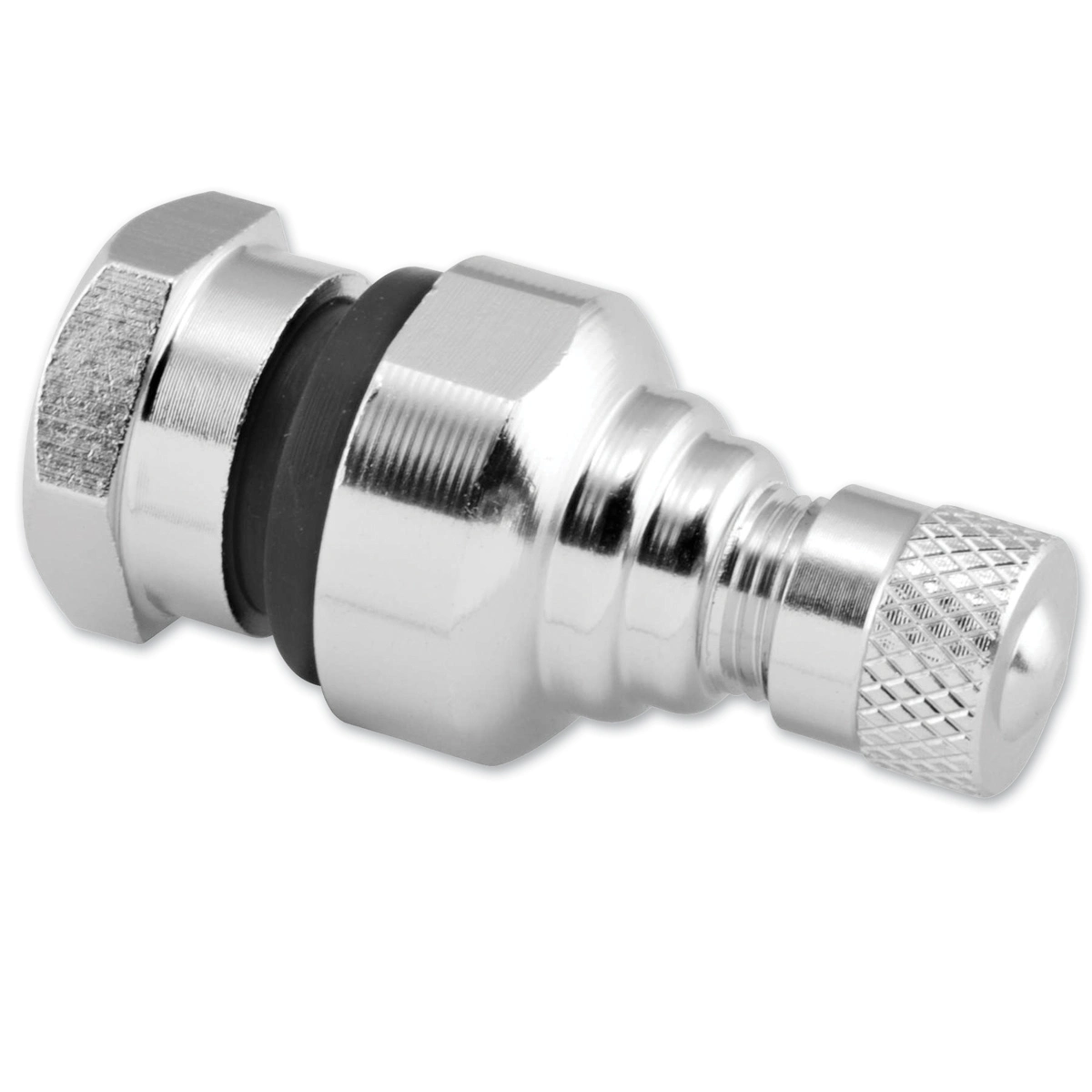 BikeMaster Silver 8.3mm Short Aluminum Valve Stem