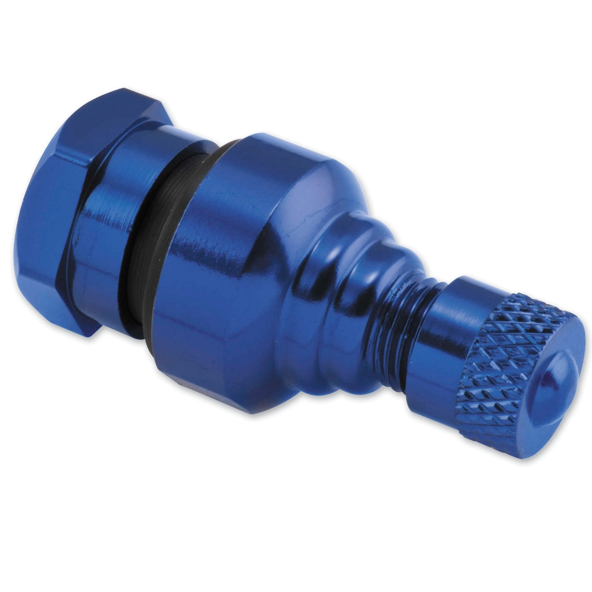 BikeMaster Blue 11.3mm Short Aluminum Valve Stem